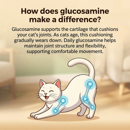 Essential Glucosamine Joint Support Powder for Cats