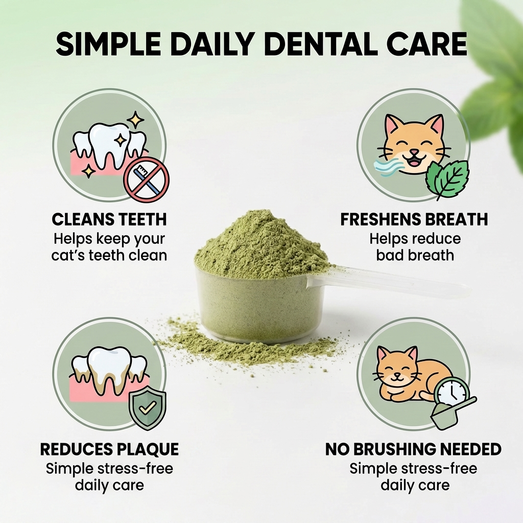 Feline Fresh — Daily Oral Care Powder For Cats